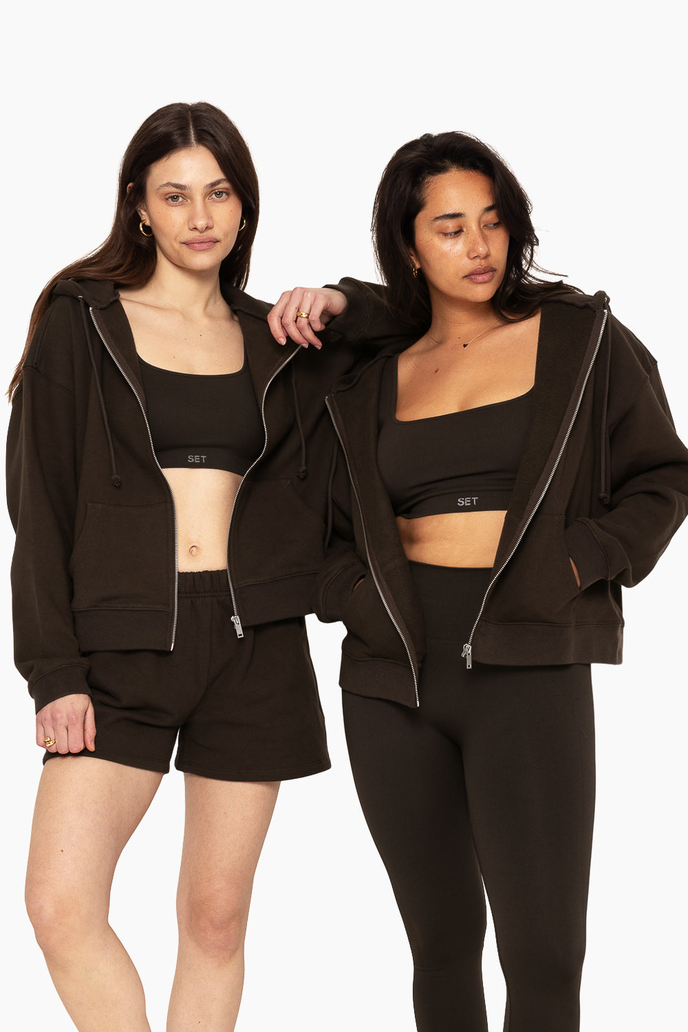 Heavyweight Sweats Zip Hoodie - Espresso - Image 6