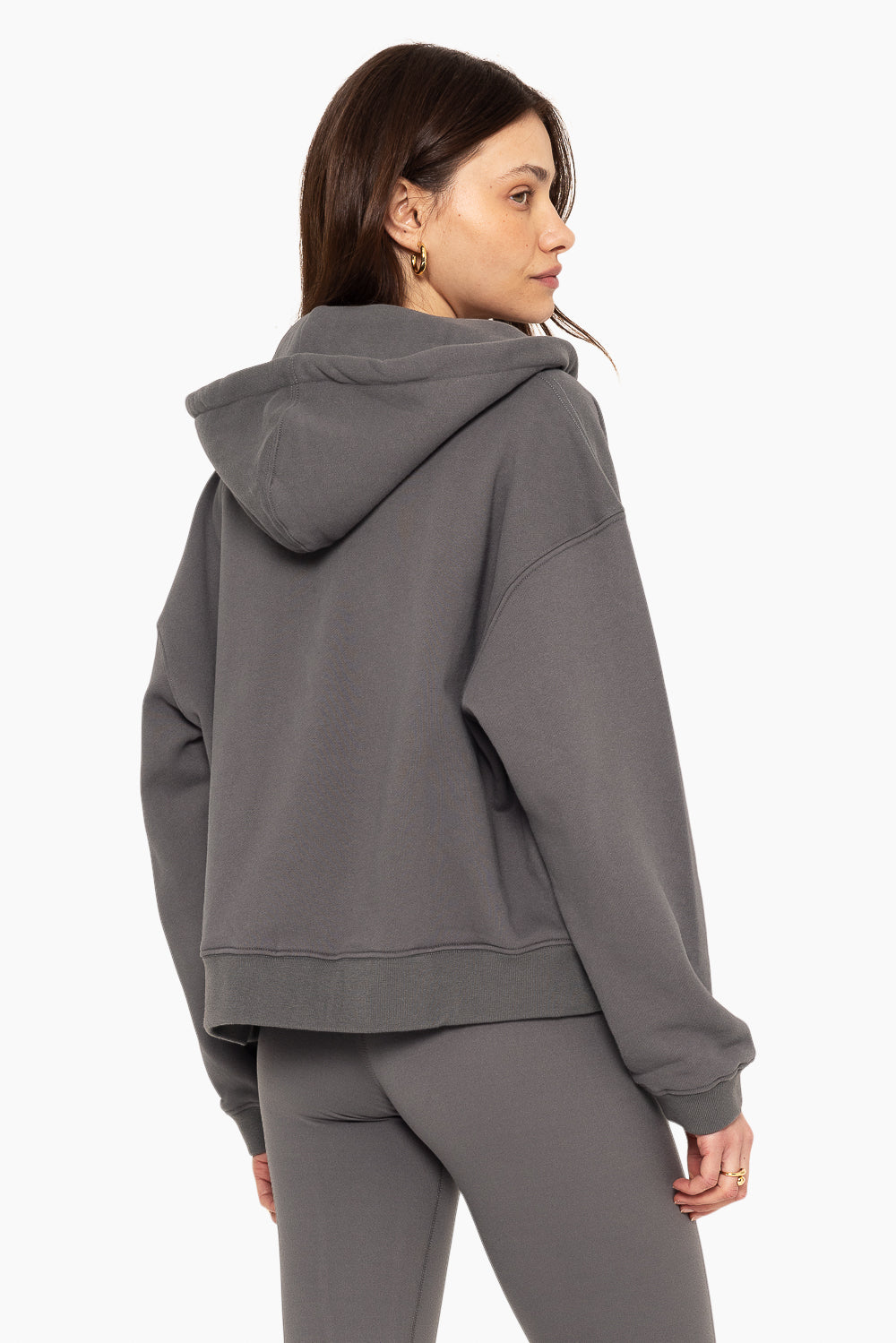 Heavyweight Sweats Zip Hoodie - Graphite - Image 2