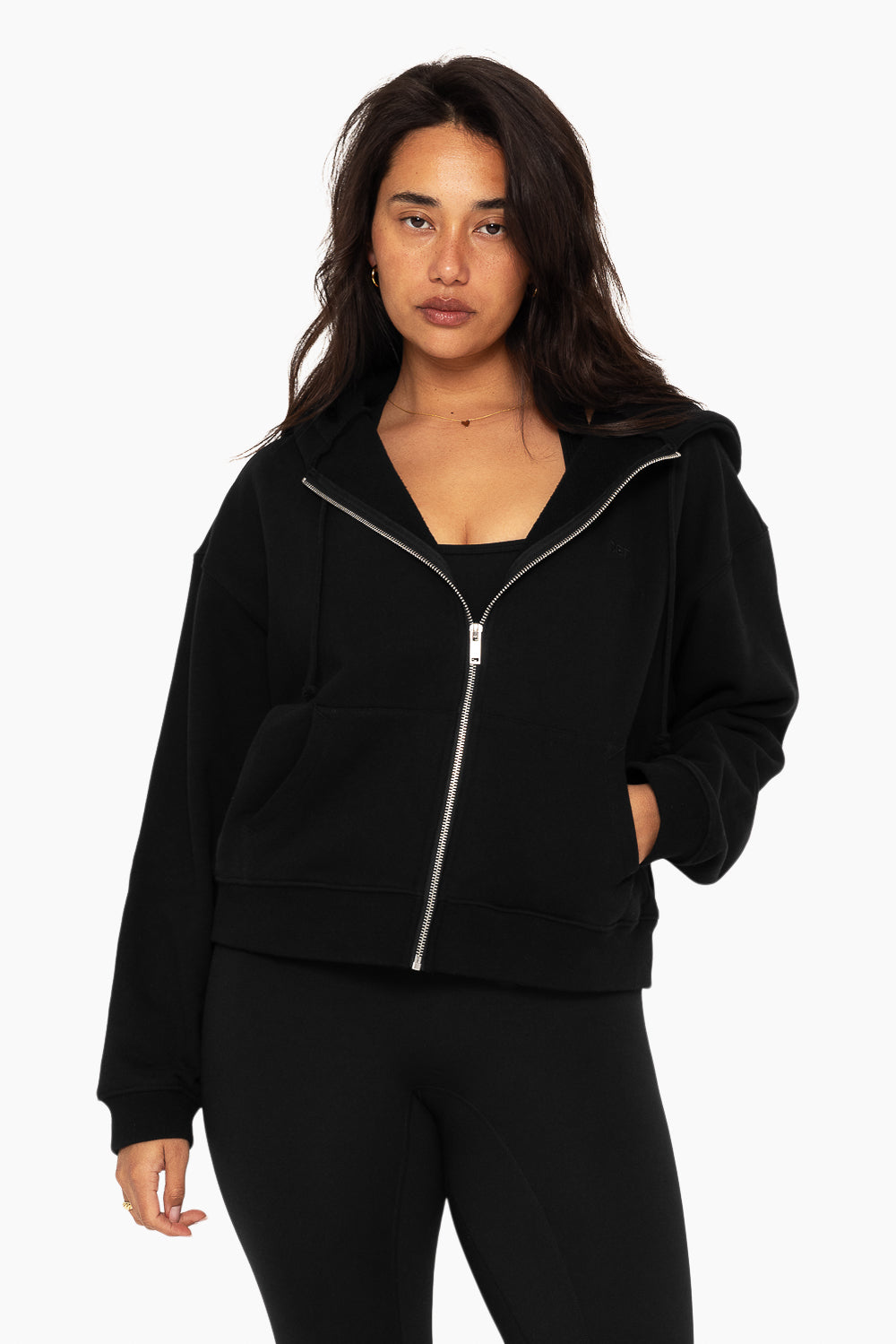 Heavyweight Sweats Zip Hoodie - Onyx
