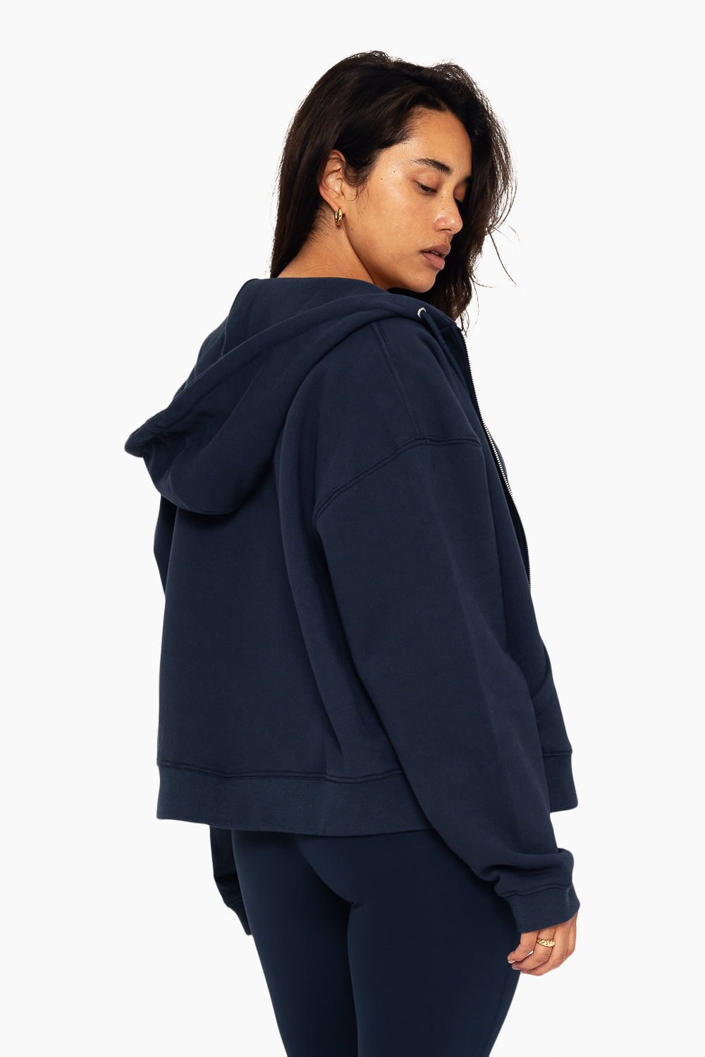 Heavyweight Sweats Zip Hoodie - Oxford - Image 2