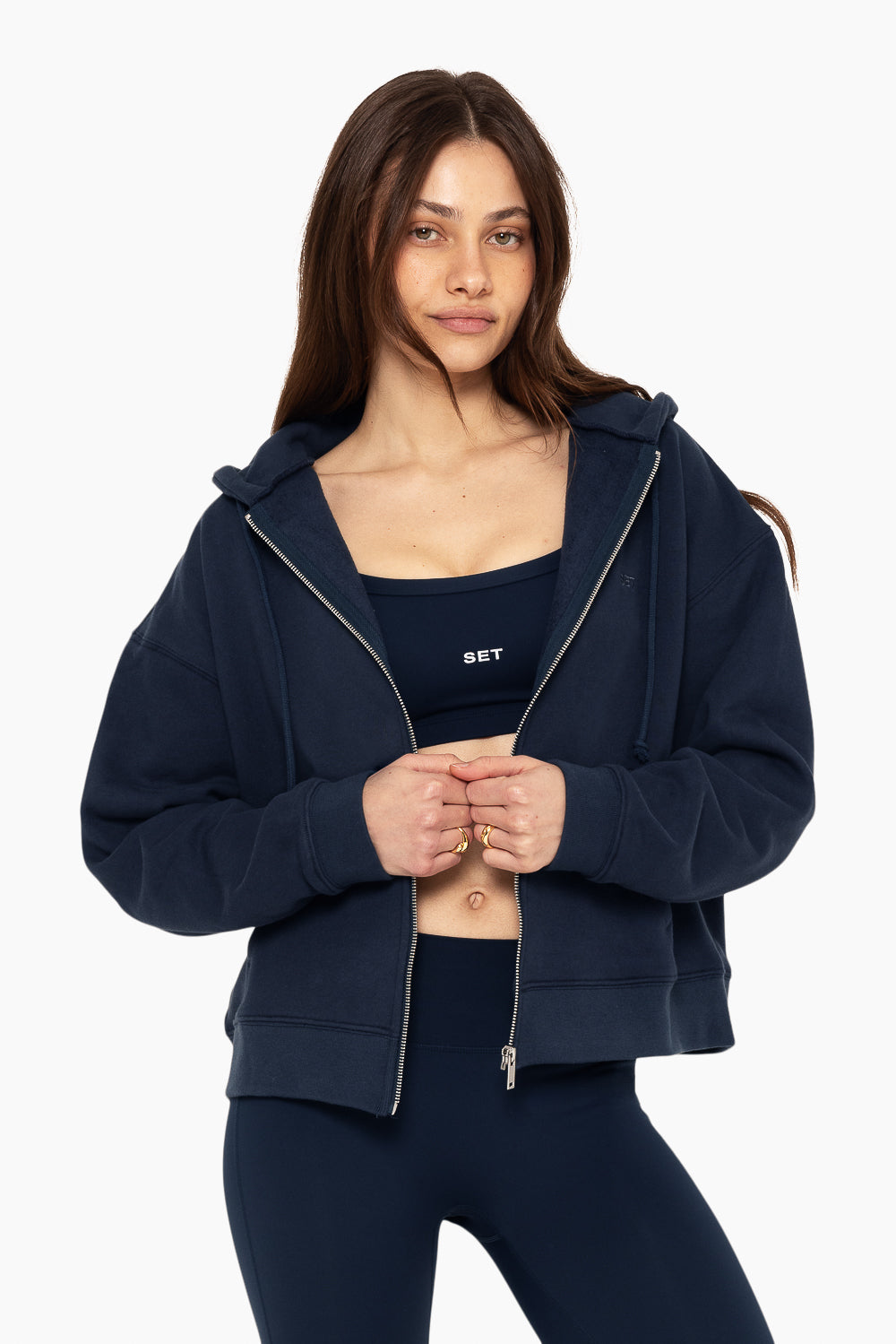 Heavyweight Sweats Zip Hoodie - Oxford - Image 4