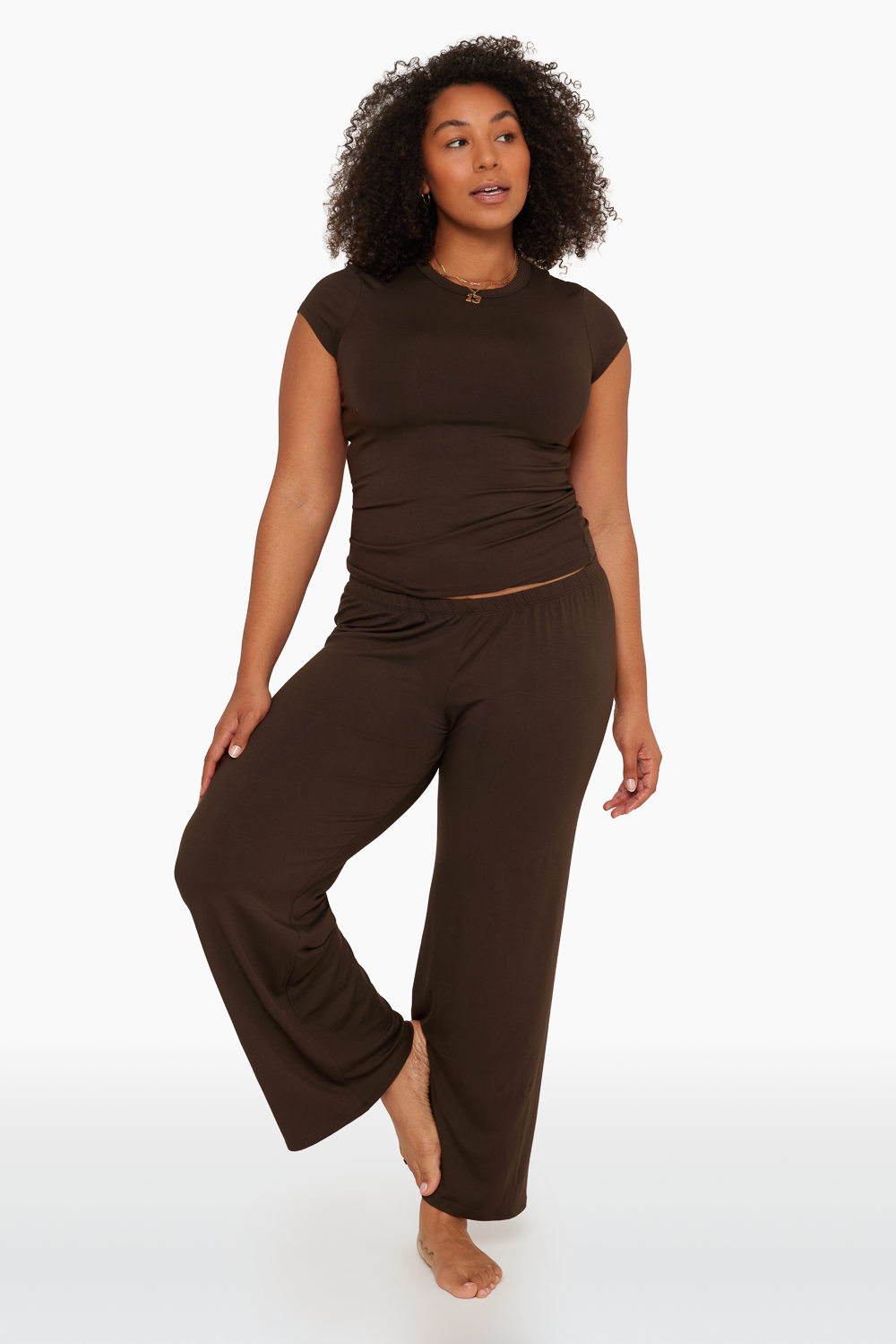 Sleep Jersey Classic Sleep Pants - Espresso - Image 2