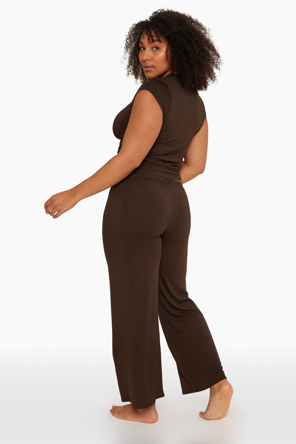 Sleep Jersey Classic Sleep Pants - Espresso - Image 3