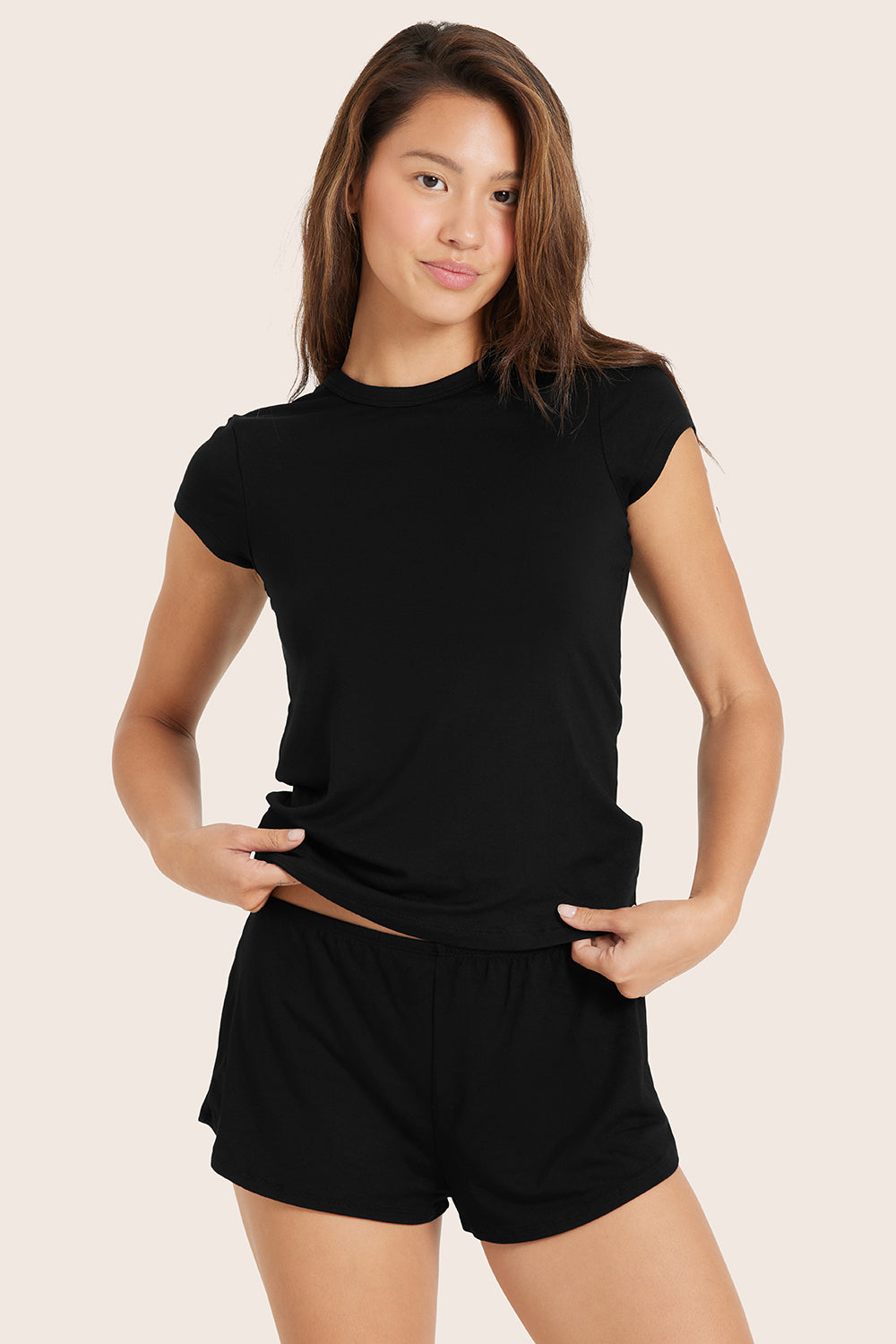 Sleep Jersey Girlfriend Tee - Onyx - Image 3