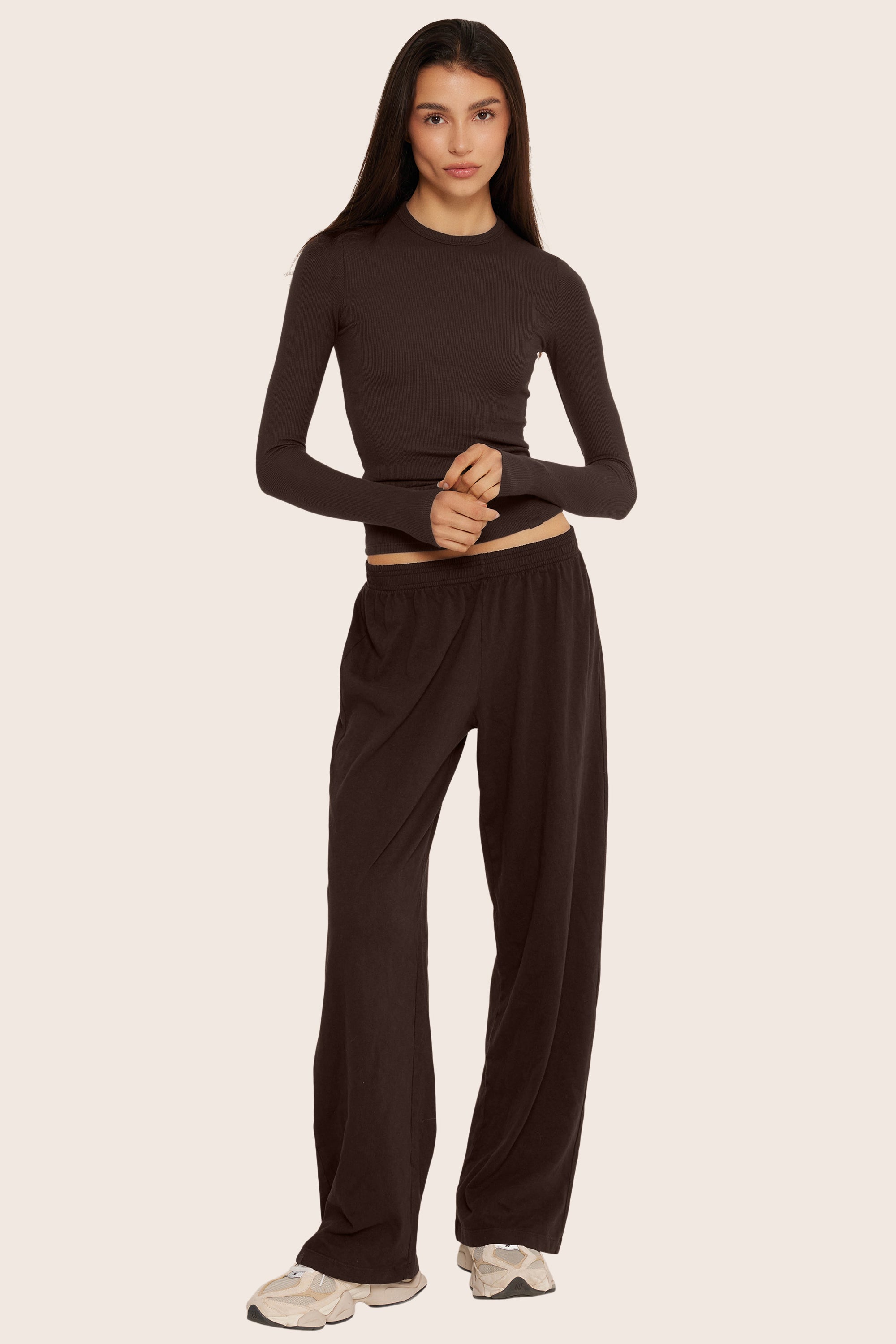 Heavy Cotton Easy Pants 1.0 - Espresso - Image 2